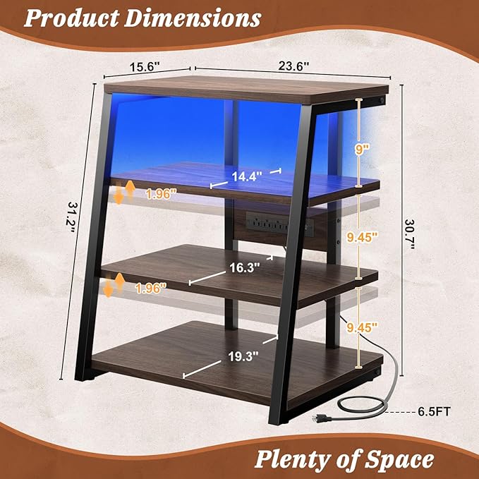 Armocity 4-Tier AV Media Stand - Image 3