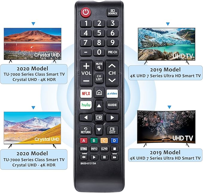 Replacement BN59-01315A BN59-01315J Remote Control Compatible - Image 3