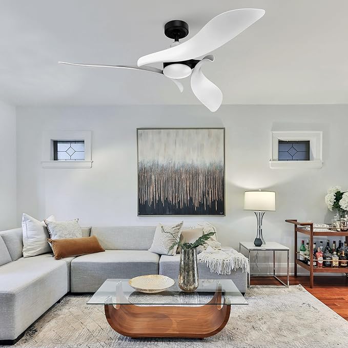 AEROFANTURE 54 Inch White Ceiling Fan, Quiet DC Motor - Image 10