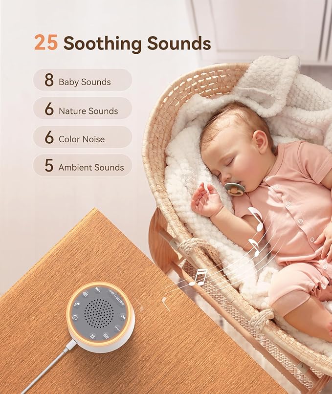 Dreamegg Sound Machine with Nursery Lamp - Image 3