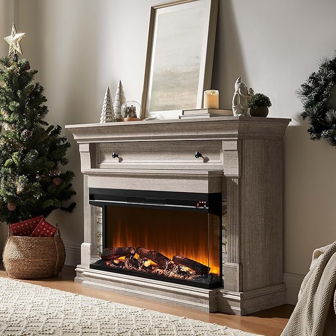 OKD 52 Inch Electric Fireplace by OKD