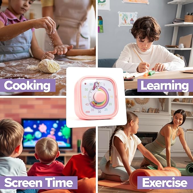Visual Timer for Kids – Rainbow Ride Clock - Image 5