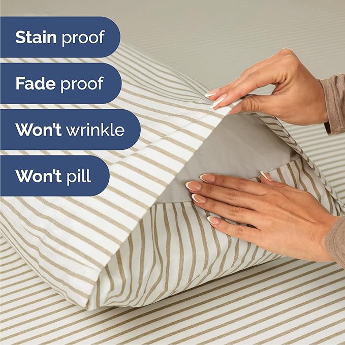 Queen Size 4 Piece Sheet Set - Image 5