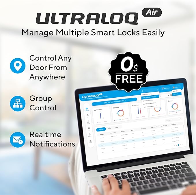ULTRALOQ Latch 5 World's First Built-in WiFi Smart Lock - Image 5