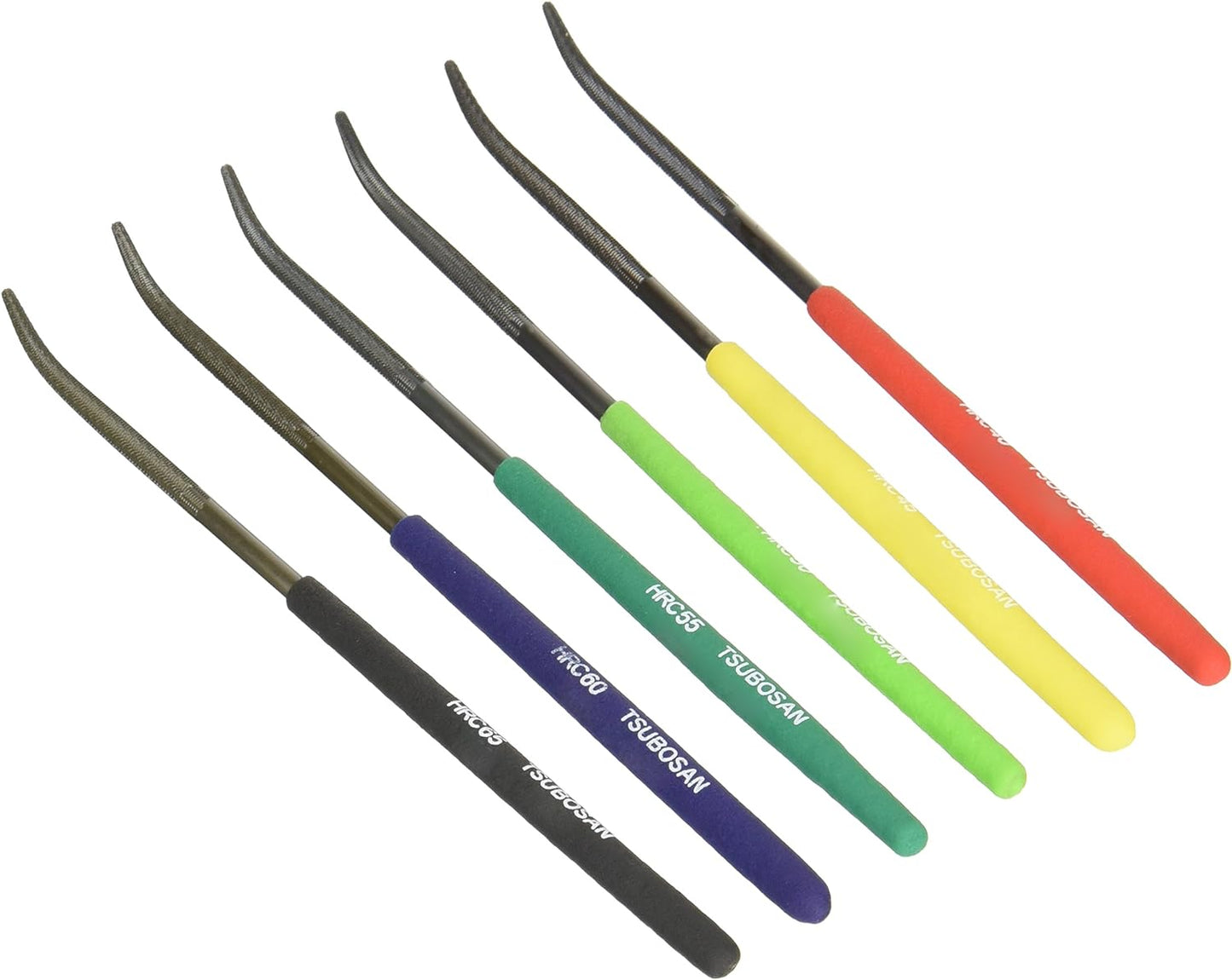 TSUBOSAN Japan-Hardness Tester Checker File HRC40-HRC65 Set of 6