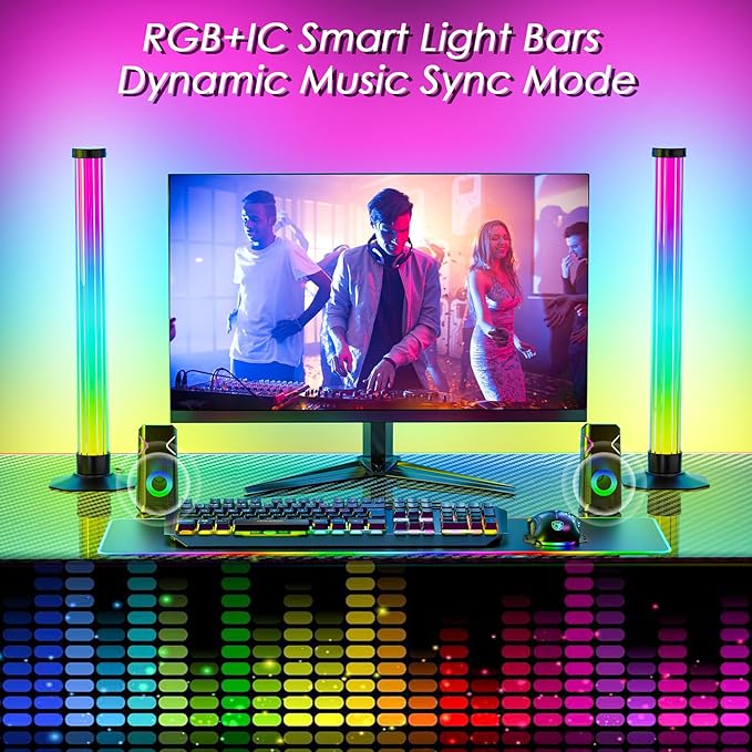 360° Smart Light Bar, Crystal Ambient Mood Light - Image 5