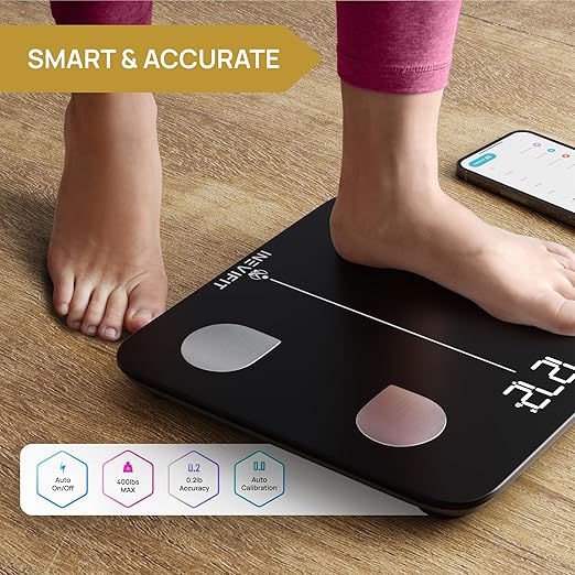 INEVIFIT Smart Body Fat Scale, Highly Accurate Bluetooth Digital Bathroom Body - Image 5