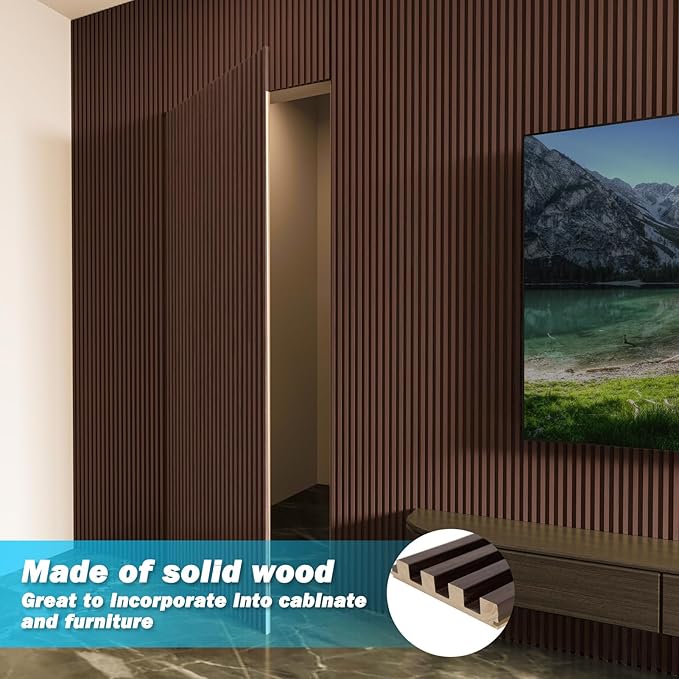 Art3d Slat Wood Wall Paneling for Interior and Ceiling Decoration - Image 3