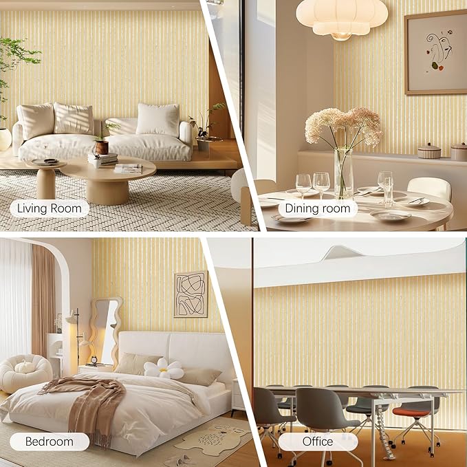 ARMURO Wall Panels for Interior Wall Decor, Oak Wood Veneer Acoustic Wall Panels - Image 5