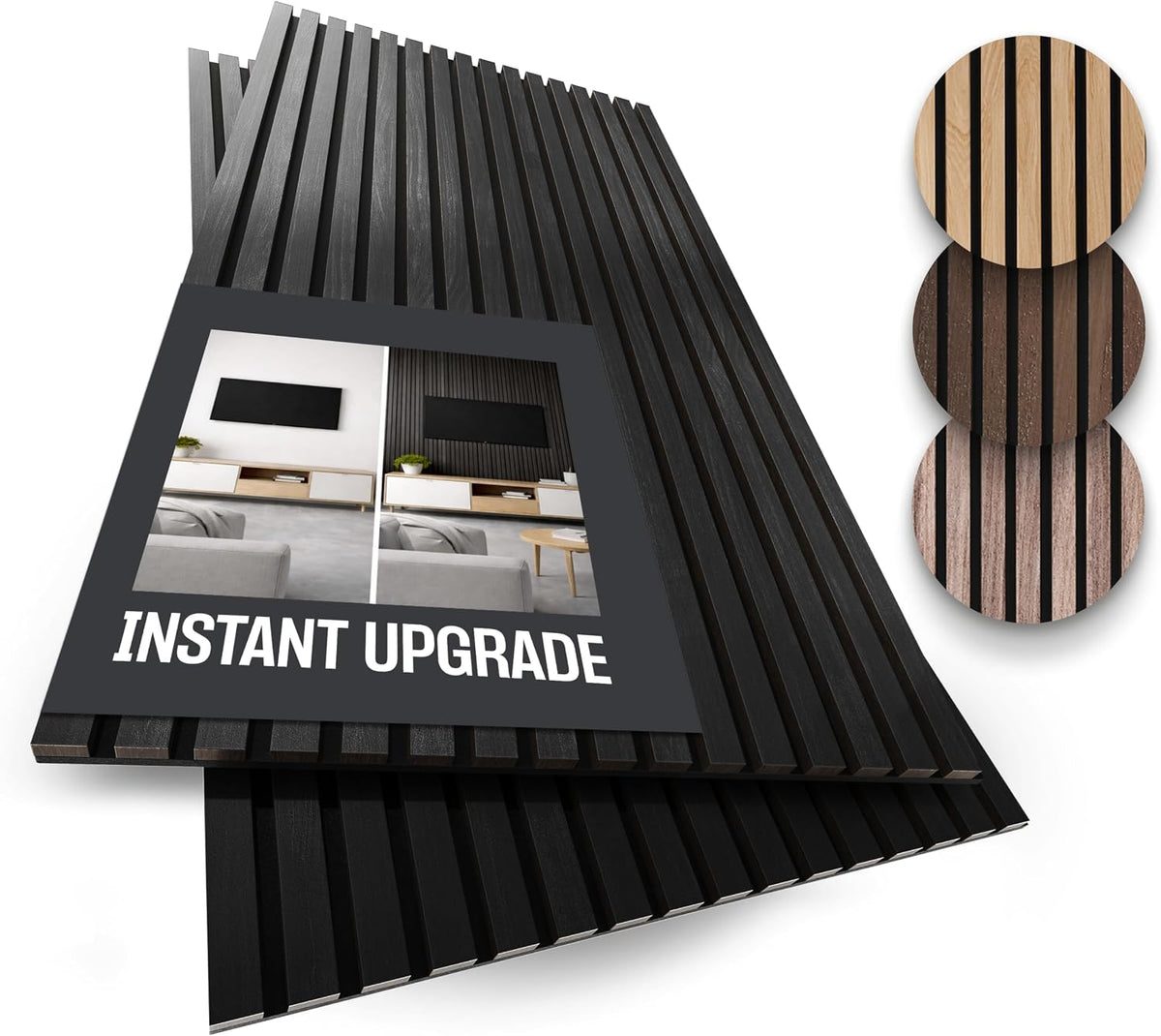 2-Pack Wood Panels for Wall