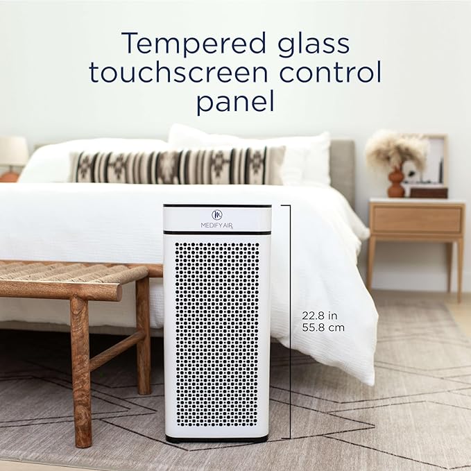 Medify MA-40 Air Purifier with True HEPA H13 Filter | 1, 793 ft² Coverage in 1hr - Image 3