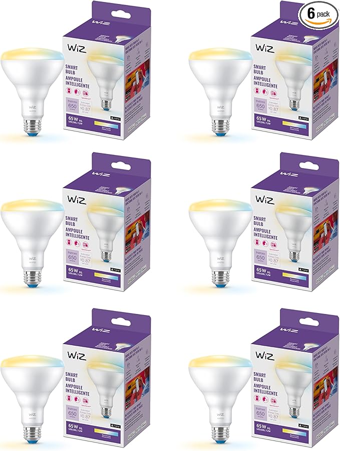 WiZ 65W BR30 Tunable White LED Smart Bulb by WiZConnectedLighting