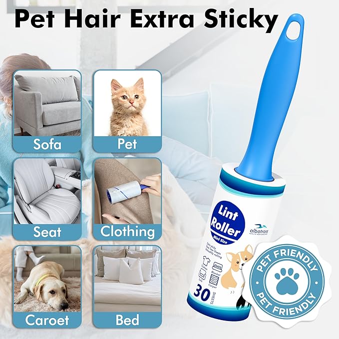 Mini Extra Sticky Lint Rollers for Travel - Image 4
