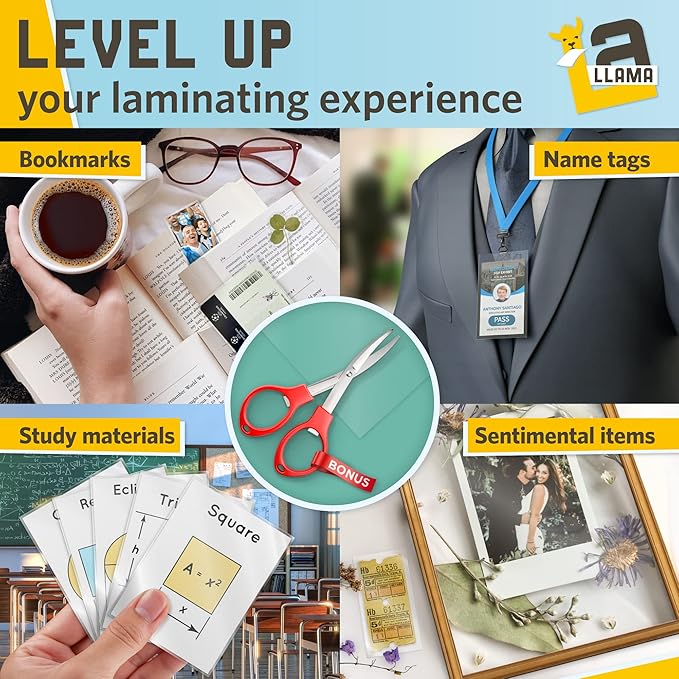 Matte Thermal Laminating Pouches, Matte Finish, 9 x 11.5 Inches 5 MIL Thickness - Image 5