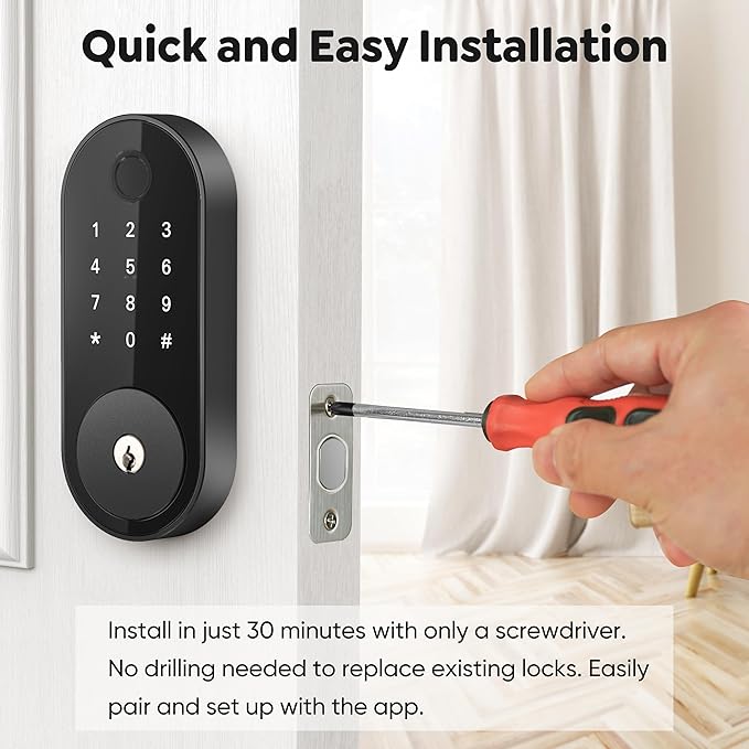 Fingerprint Smart Deadbolt - Image 8