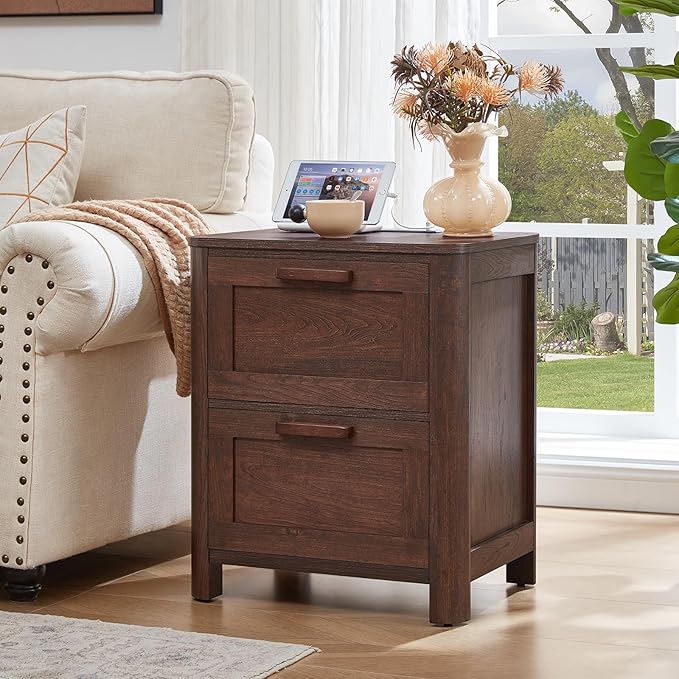 Joaxswe Farmhouse Nightstand Set of 2 - Image 6