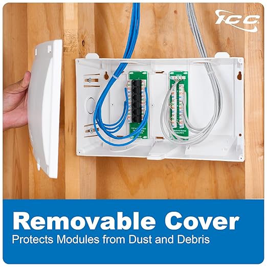 ICC 8” Plastic Structured Wiring Enclosure - Image 4