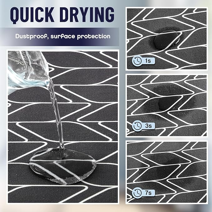 Teenyyou 2 Pcs 26" x 18" Dryer Top Protector Mat, Washer and Dryer Topper - Image 3