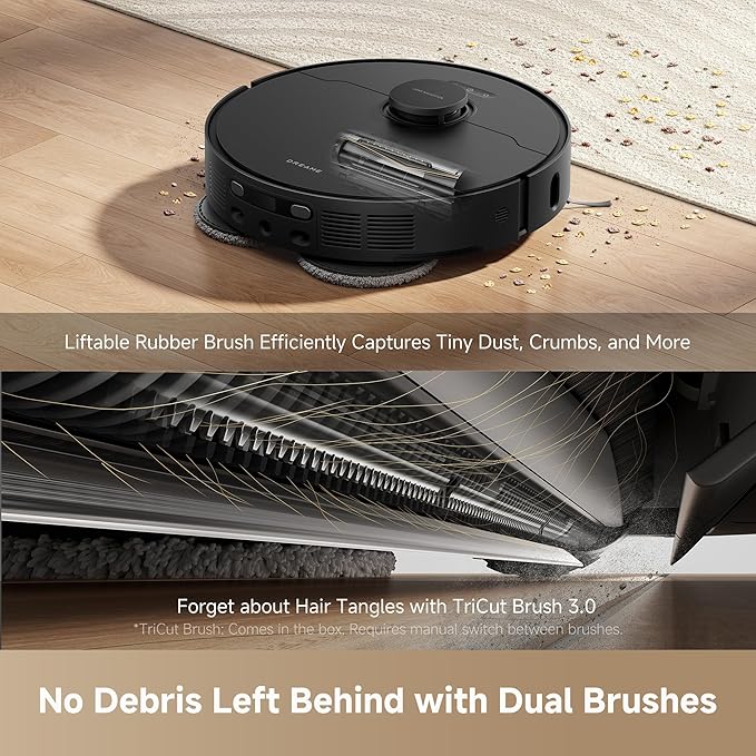 DREAME L40s Ultra AE Robot Vacuum and Mop Combo, 000Pa Suction, Self Emptying - Image 3