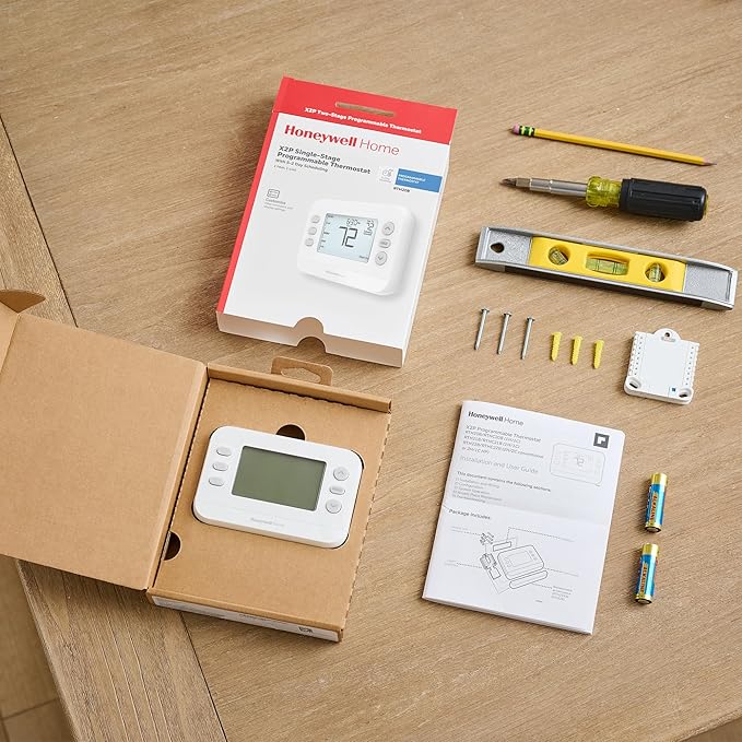 New! Honeywell Home Programmable Thermostat, Single-Stage, 1 Heat/1 Cool - Image 3