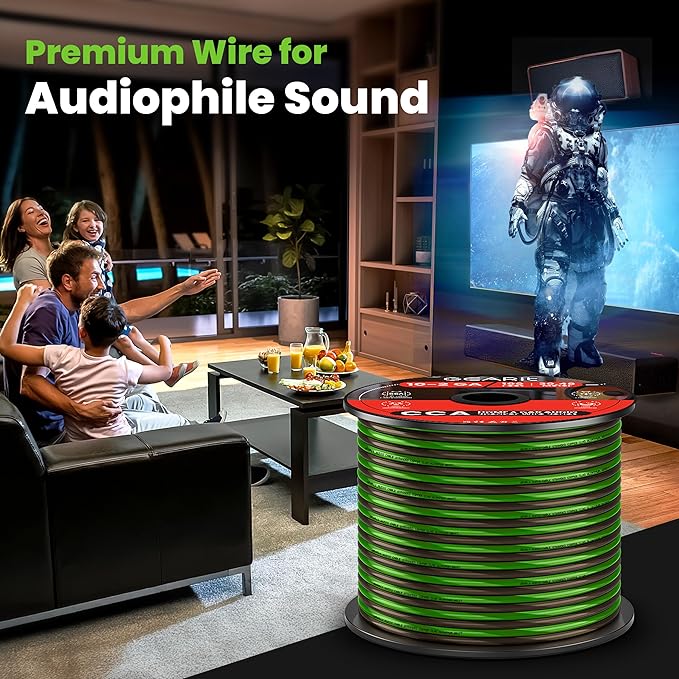 GEARit Pro Series 16AWG Speaker Wire, 16 Gauge Speaker Wire Cable Great Use - Image 8