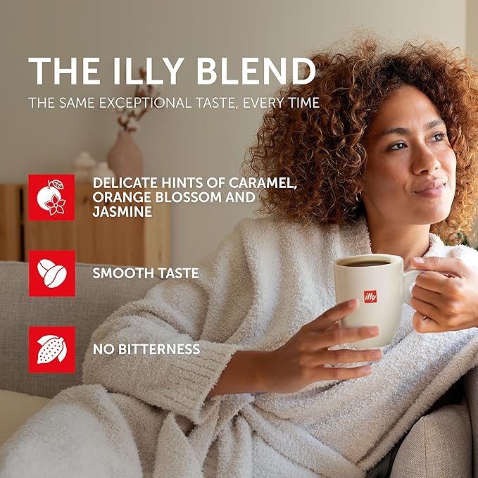 illy Whole Bean Coffee, Classico Medium & Decaffeinated Roasts, 100% Arabica - Image 5