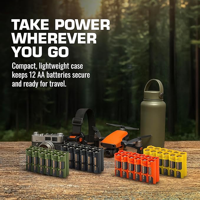 AA Battery Storage Caddy by Storacell, Holds 12 Batteries - Image 7