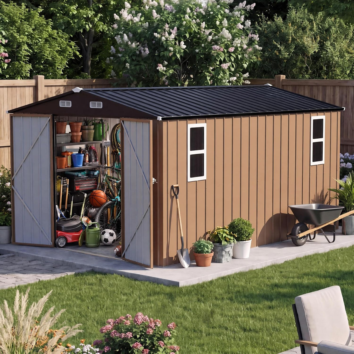 lausaint home 10 x 12 ft outdoor storage, main product view