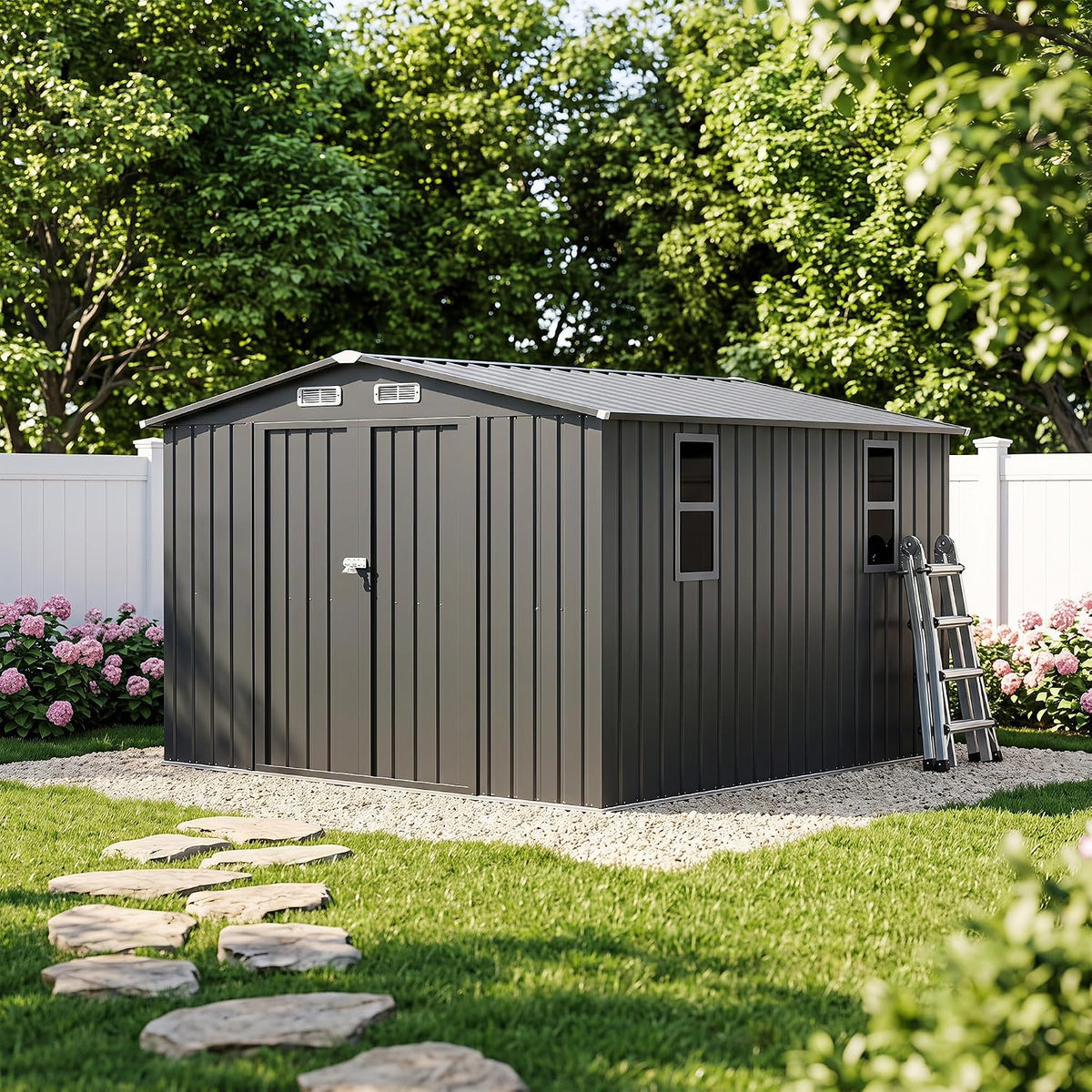 lausaint home 10 x 10 ft outdoor storage, main product view