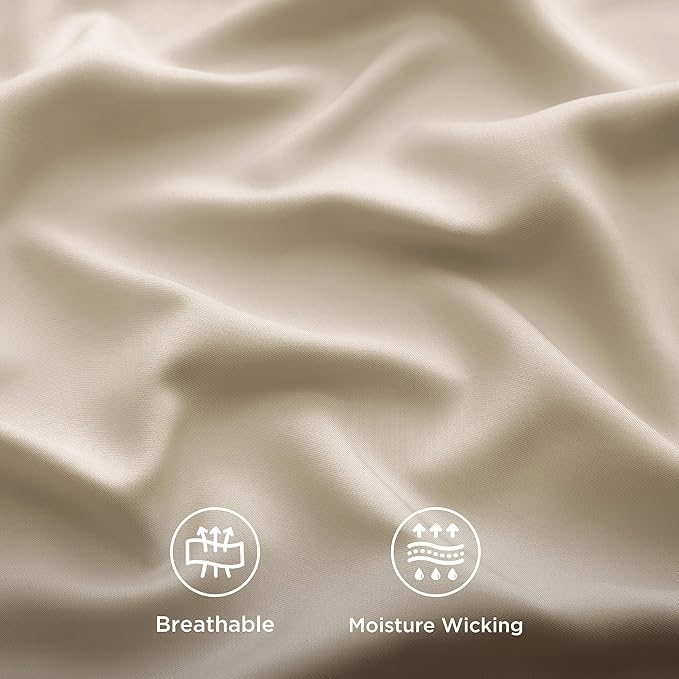 Bedsure King Size Sheet Set, Cooling Sheets King, Rayon Derived from Bamboo - Image 4