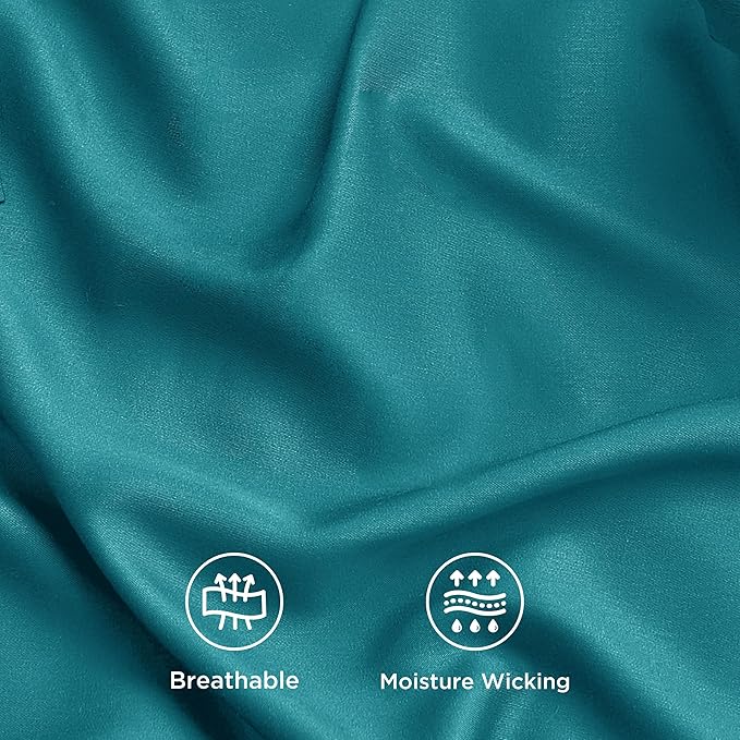 Bedsure California King Sheet Sets, Cooling Sheets, Rayon Derived from Bamboo - Image 4