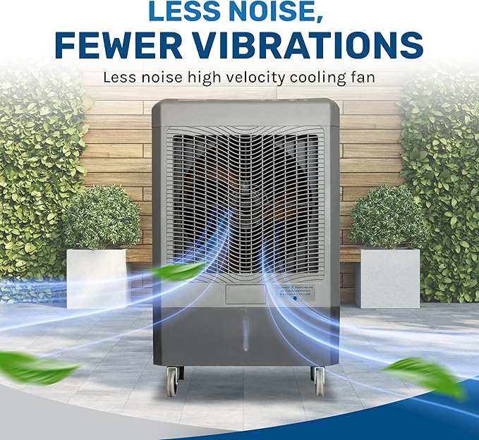Hessaire MC61M 5, 300 CFM 3-Speed Portable Evaporative Cooler - Image 8