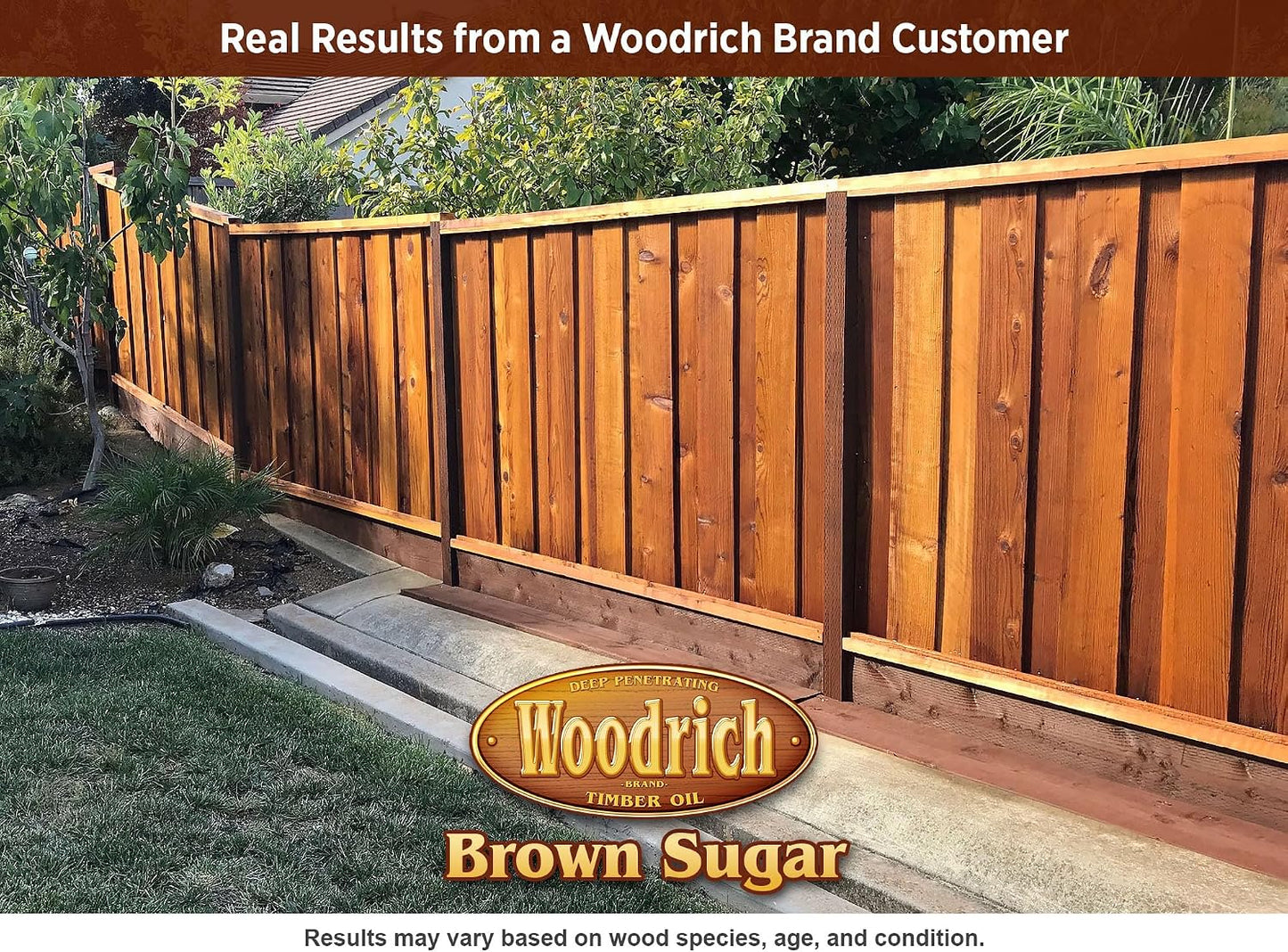Timber Oil Deep Penetrating Stain for Wood Decks, Fences, Siding, and Log Cabins - 5 Gallons, Brown Sugar (Covers 750 sq. ft.)