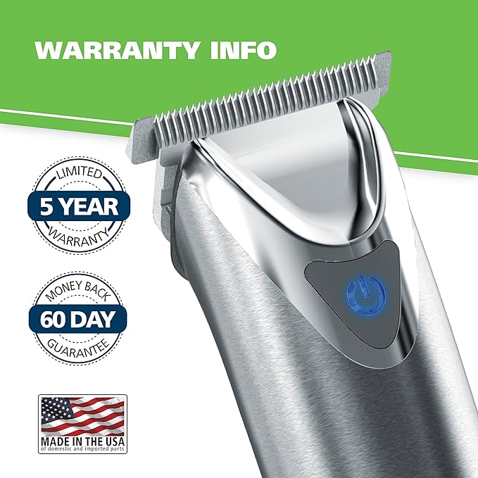 Wahl USA Stainless Steel Lithium Ion 2.0+ Beard Trimmer - Image 6