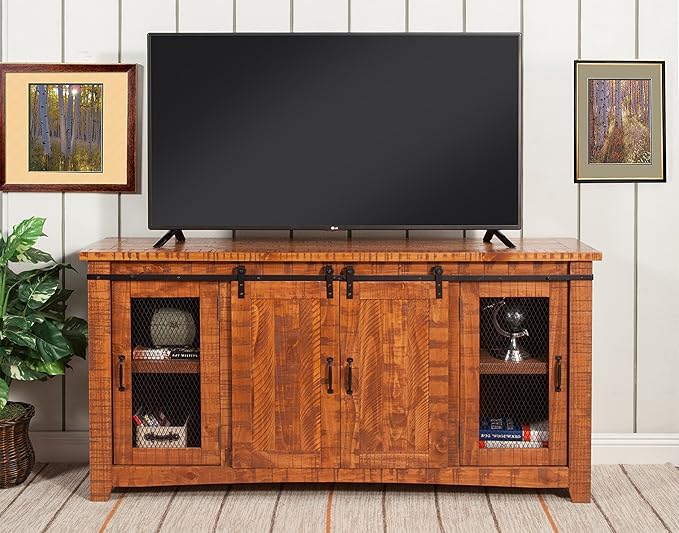 Martin Svensson Home Omaha Solid Wood TV Stand, Honey Tobacco - Image 7