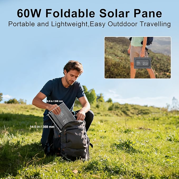 E-POWO 60W Portable Solar Panels Chargers - Image 9
