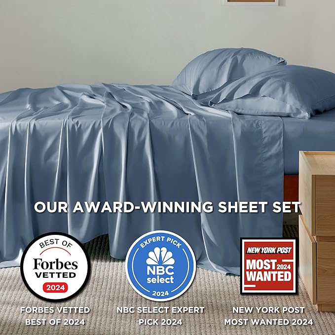 Bedsure Queen Sheet Set, Cooling Sheets - Image 2
