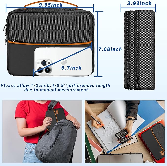 Electronics Organizer, Travel Cord Organizer Pouch, Portable Cable Organizer - Image 4