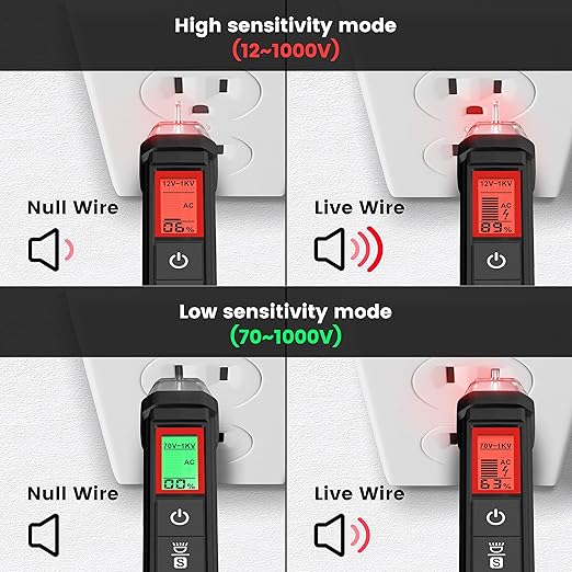 KAIWEETS Voltage Tester/Non-Contact Voltage Tester - Image 3