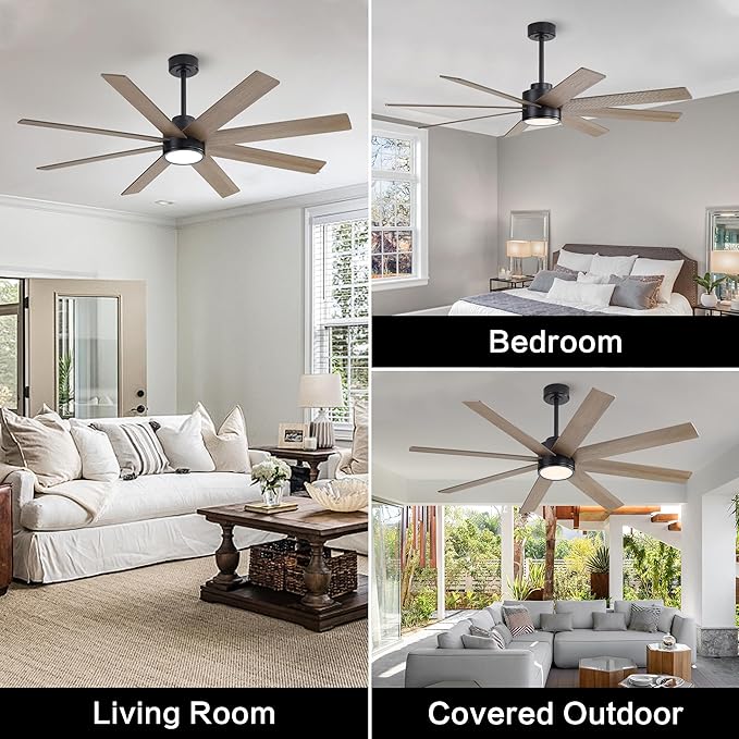 WINGBO 72" Large DC Ceiling Fans - Image 9