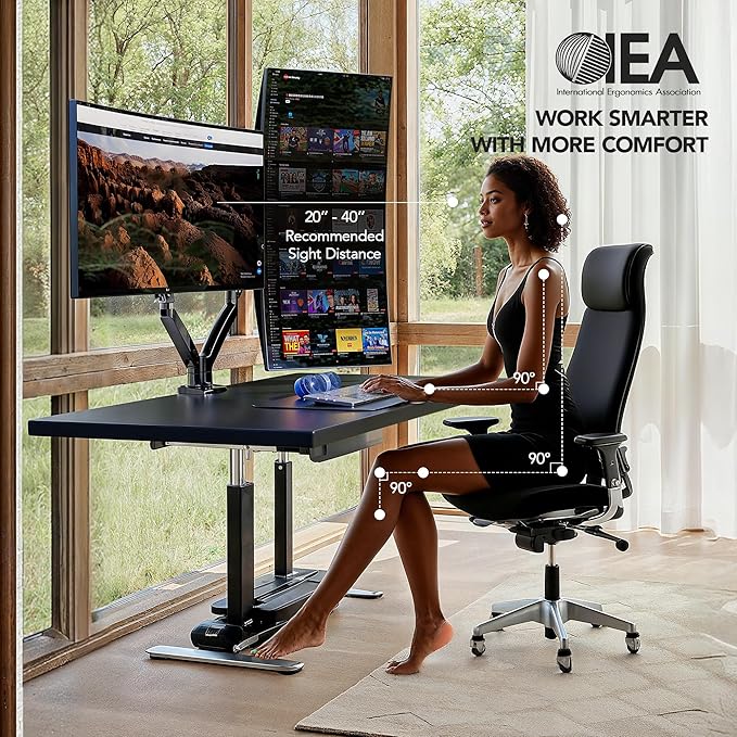 HUANUO NITROGLIDE™ Dual Monitor Stand - Image 3