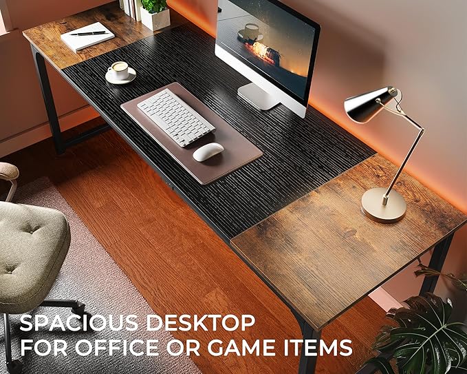 Huuger 78.7 Inch Office Computer Desk - Image 5
