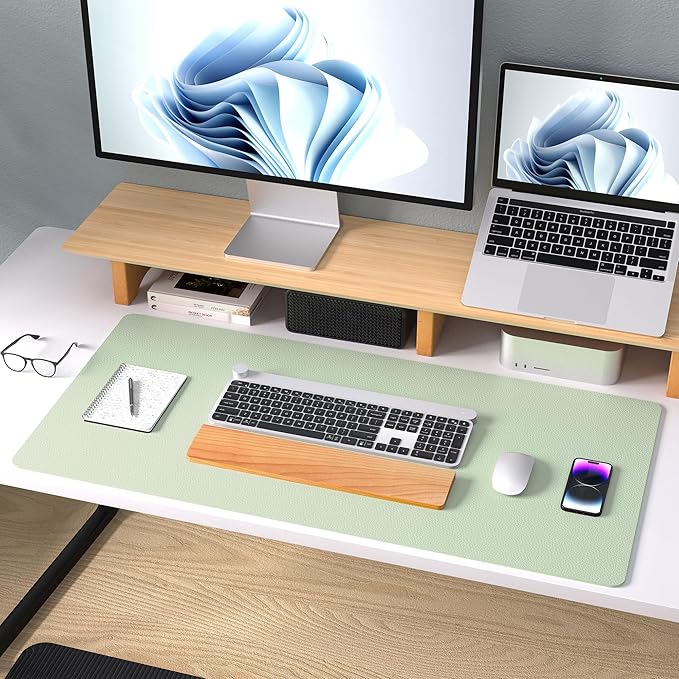 Aothia Large PU Leather Desk Pad Protector – Non-Slip Mouse Pad & Writing Mat - Image 8