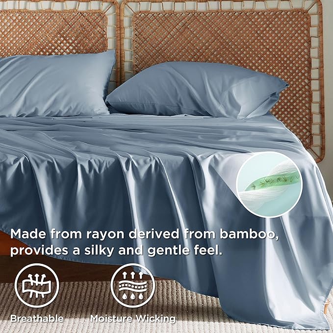 Bedsure King Size Sheets Set, Cooling Sheets - Image 3