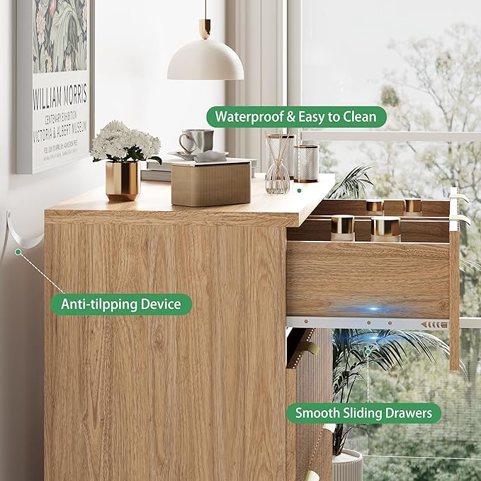 Fluted Dresser for Bedroom - Image 5