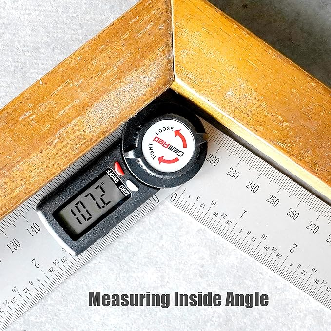GemRed 82305 Digital Angle Finder Protractor-Stainless steel - Image 3