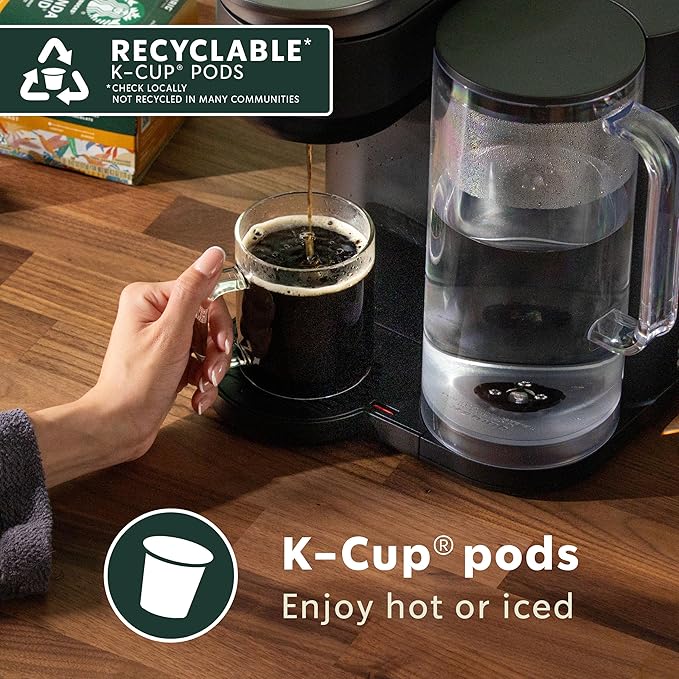 Starbucks K-Cup Coffee Pods, Medium Roast Hot or Iced Coffee, Decaf Pike Place - Image 3
