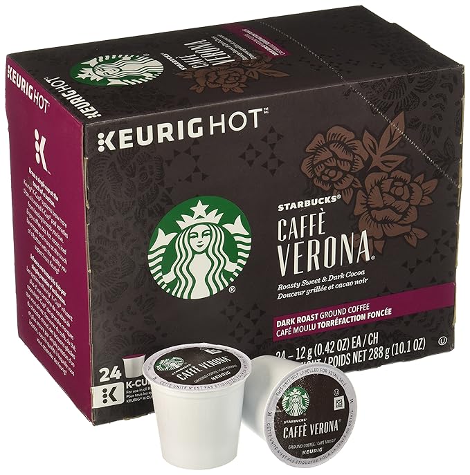 Starbucks K-Cup Coffee Pods—Dark Roast Coffee—Caffè Verona - Image 2