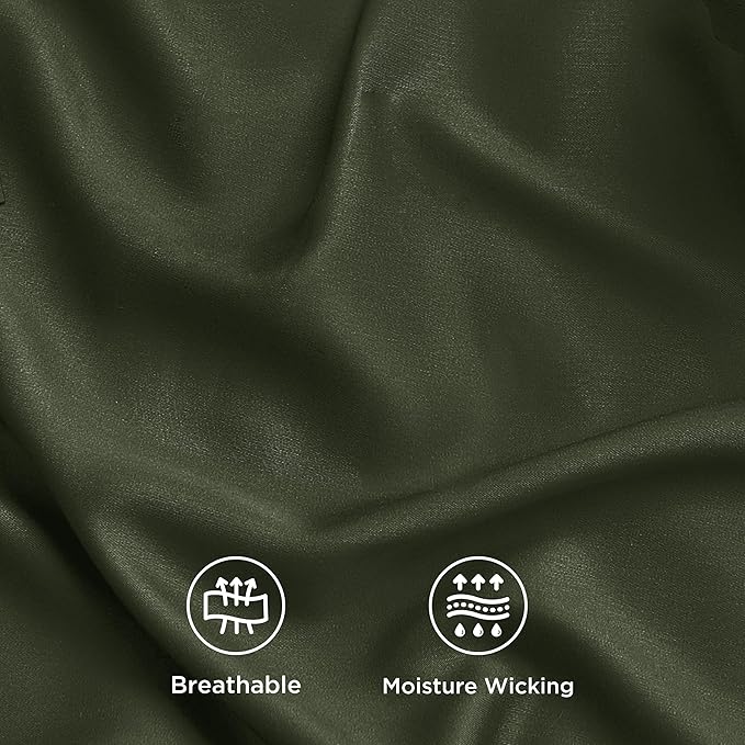 Bedsure Full Size Bed Sheets, Cooling Sheets, Rayon Derived from Bamboo - Image 4
