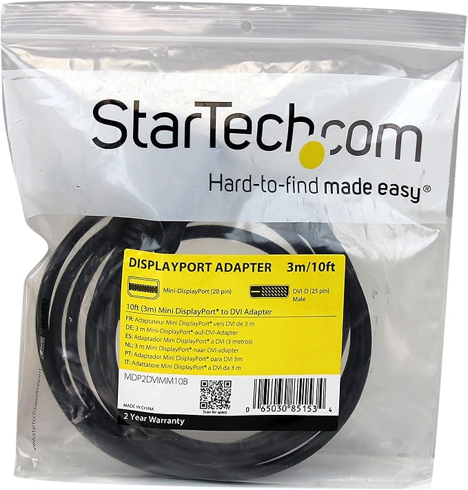 StarTech.com 10ft Mini DisplayPort to DVI Cable - Image 6